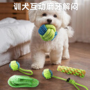 HELLOJOY狗狗玩具 耐咬磨牙棉绳球套装宠物幼犬小狗玩具自己玩解闷5件套