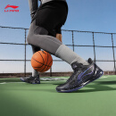 李宁利刃4 V2丨篮球鞋男鞋夏季透气网面低帮支撑稳定实战比赛鞋 【黑曜石】暗夜黑-8 45
