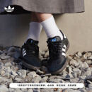 adidas「T头鞋」阿迪达斯官方三叶草SAMBA OG男女经典运动板鞋 黑/白 38(235mm)