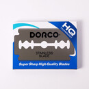 多乐可 (DORCO)进口老式刮胡刀片不锈钢双面刀片剃须刀片德高刀片 进口DORCO双面刀片：100片