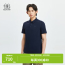 KOLON SPORT/可隆SECO空气POLO 男子户外运动速干防晒抗菌短袖 LHPT4MTT53-NV 藏蓝 180/XL