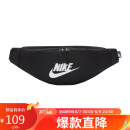 耐克NIKE男女通款腰包HERITAGE 运动包 DB0490-010黑色中号