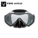 威带夫潜水（V.DIVE Vertical） 大框大视野个性款潜水镜 高阶水肺深潜面镜 浮潜三宝装备 T151BC