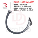 铎铎科技 1*8 GPPO-1.85mm公线缆组件测试线缆 适配EXFO误码仪 DC-67G 600mm DCHG1-08G5M-600S 1根