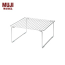 无印良品（MUJI） 不锈钢水槽下收纳架 置物架 整理 厨房用具 卫生间 特大 / 长37*宽37*高19cm