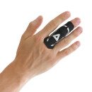 AQ篮球排球指关节护指套装备运动护具 黑色直筒款B30911 S/M