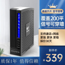 Genuinetek蜂易达手机信号放大器增强器接收器加强器扩大器室内山区城中村农村城市地下室改善上网和通话 黑色 标配