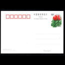 邮票可邮寄 普通邮资明信片 PP系列 邮票 集邮 之四 PP37（2001） 杜鹃花