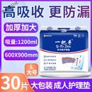 一把手（yiBaShou）成人护理垫加厚L号30片老年人一次性隔尿垫产 [加厚超吸款]60x90 [加厚超吸款]60x90护理垫30片