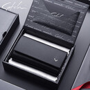 沙驰男包真皮钥匙套零钱包多功能卡包2025新款品牌头层牛皮汽车锁匙扣 【黑色】沙驰 精美礼盒包装