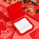 佳茉 春联对联专用双面胶透明无痕双面胶贴红色盒子60片盒装