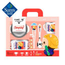 Sam's爱婴小铺韩国进口 不锈钢儿童餐具五件套