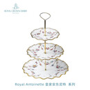 ROYAL CROWN DERBY英国皇家皇冠德贝欧式甜品蛋糕架果盘下午茶安东尼王后 三层架