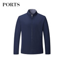PORTS秋冬款男装商务休闲舒适保暖棉衣MM9J115NZO006 NAVY GREY M