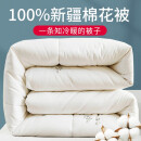 南极人NanJiren 100%新疆棉花被8斤 全棉加厚秋冬被棉被 冬季被子被芯双人被褥 200*230cm