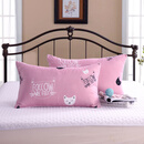 枕头枕芯睡眠一对装家用单双人带枕套学生宿舍宿舍枕头四季通用 粉猫（1枕芯1枕套）