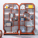 苏汀小镇红木家具非洲花梨（学名：刺猬紫檀）博古架实木中式多宝阁隔断柜展示架陈列架