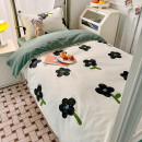 三件套学生宿舍床上用品一整套单人宿舍床被子被套全套 轻颜 三件套（1.5*2m被套+床单+枕套）