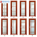 网红极窄长虹玻璃卫生间铝合金室内套装门厕所浴室门洗手间厨房门 1.0金橡木