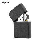 zippo之宝防风煤油打火机不含油 236黑裂漆  品牌直供美国原装正版