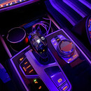 左通右达25款宝马新3系5系X3X4X5X6水晶档把排挡改装档显同步原车氛围灯 16-22款7系【水晶档把】三件套