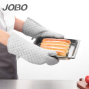 巨博(JOBO) 商用隔热手套加长烘焙防烫手套2只装 耐高温烤箱用