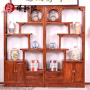 鸿韵天成红木家具非洲花梨（学名：刺猬紫檀）博古架 实木仿古中式古董架展示架多宝阁