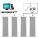 汉河 IP数字网络音柱4G云智能室外户外防水壁挂音箱校园公共广播系统商场寻址有源音响吸顶喇叭POE