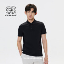 KOLON SPORT/可隆SECO空气POLO 男子户外吸湿速干防晒抗菌短袖 LHPT4AT501-BK 黑色 3XL 190/108B