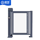 启功智能广告小门单位小区智能小门配备人脸识别