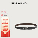 菲拉格慕（Ferragamo）黑色牛皮革腰带男士皮带 0464231_C_105（礼物送男友）礼盒装