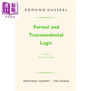 形式逻辑和先验逻辑 胡塞尔 英文原版 Formal and Transcendental Logic Edmund Husserl