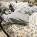 谷蝶纯棉被套单件150x200全棉100单学生宿舍被单人儿童被罩200x230 FJ绿野仙踪 单人-单条被套【适150x200被子】