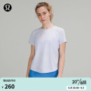 lululemon 丨Lightweight Stretch 女士跑步短袖 T 恤 LW3FFZS 淡蓝色 4