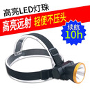 雅格led锂电头灯 U108充电式强光远射户外采摘骑行露营头灯两档调光 轻又亮锂电头灯