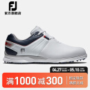 FootJoy 高尔夫球鞋男士FJ Pro/SL专业竞技无钉款golf鞋舒适防滑防泼水鞋 53074-白/蓝/红【偏大半码】 7.5=41码