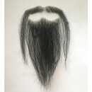 创京懿选假胡子仿真假胡须 男士假胡子刘备诸葛亮孔子胡子古代侠客大臣胡 a款黑带胶水清洗 液 0cm