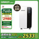 欧姆龙（OMRON）轻音5L家用制氧机医用高氧浓度大流量雾化智能遥控触屏语音Y-511W