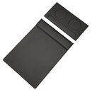 优易达PU皮会议写字板夹2孔杯垫套装YYD-DS0224 A4商务会议夹 合同签字文件夹 菜单垫夹 黑色