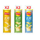 乐事（Lay's）无限薯片104g大罐青柠原味乐事薯片工坊膨化休闲整箱吃货零食 【6罐】原味2+黄瓜味2+青柠味2(g