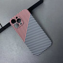 适用于新款苹果15ProMax手机壳iPhone14Pro凯夫拉碳纤维纹13ProMax全包浮雕男生 碳纤维纹理全包【黑红色】 iPhone 14 Pro Max