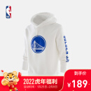 NBA 勇士队卫衣 球队logo系列 篮球运动时尚简约休闲连帽卫衣 腾讯体育 白色 XL