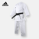 adidas阿迪达斯K220C空手道服组手竞技型兼用训练比赛道服WKF认证 白色 150