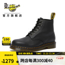 马丁（DR.MARTENS）101 Nappa男女秋季舒适百搭软皮黑色女短靴马丁靴城市轻户外 黑色 42