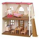 森贝儿家族玩具儿童圣诞礼物女孩过家家公主娃娃玩具甜梦小屋5303