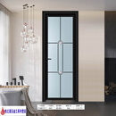 格鲁德定制卫生间门厕所门极窄钛镁合金门卫浴门长虹简约窄边门厨房门 1.4厚度双包