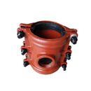 直销球墨铸铁两哈夫节分水三通抢修内丝分水增接口快速接头大口径H3Z2 P225*50