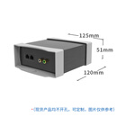 锢丰(GOF)125-51铝型材外壳diy防护铝合金壳体电路板仪表设备机铝盒K08 125x51x120【拉丝黑色】定制长度联系我们