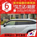 奥克福适用22-26款第四代汉兰达晴雨挡21-24款皇冠陆放改装饰专用奥克福 21-26款 皇冠陆放【黑色】6片装