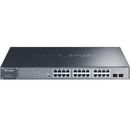 【9成新】TP-LINK 26口全千兆Web网管云管理PoE交换机 (24PoE口+2千兆SFP) 企业级分流器 分线器TL-SG2226PE